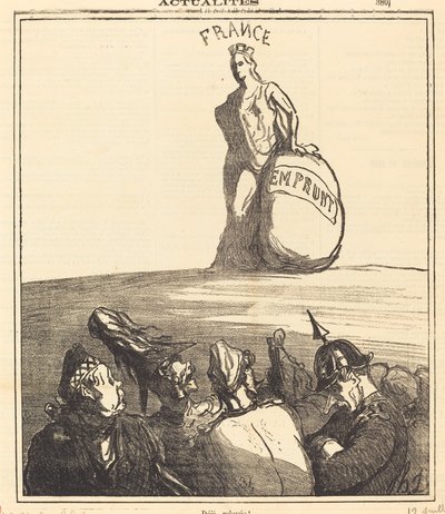 Déjà relevée! - Honoré Daumier