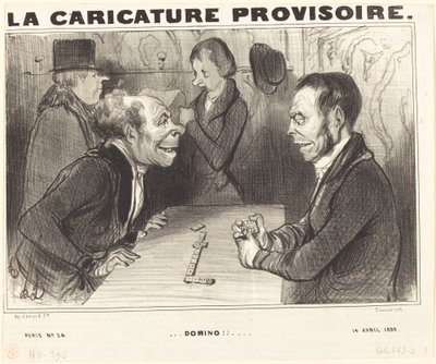 Domino!! - Honoré Daumier