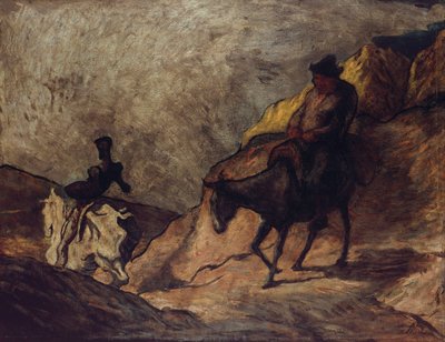 Don Quichotte et Sancho Panza, 1866-1867 - Honoré Daumier
