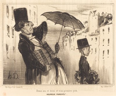 Douze ans et demi et trois premiers prix - Honoré Daumier
