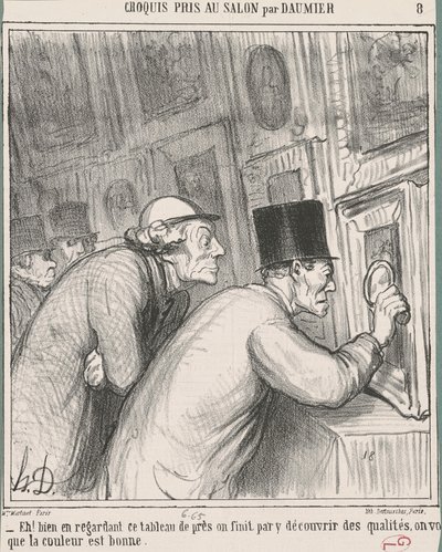 Eh! Bien en regardant ce tableau - Honoré Daumier