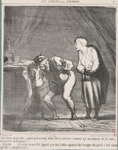 Eh bien, mon ami, à quoi penses-tu? - Honoré Daumier