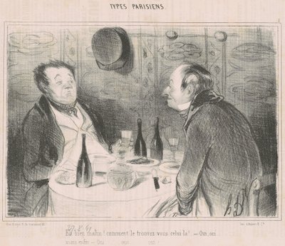 Eh bien Malin! comment le trouvez-vous celui-là! - Honoré Daumier
