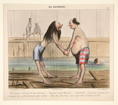 Eh bonjour! enchanté de vous rencontrer - Honoré Daumier