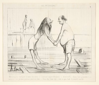 Eh bonjour! enchanté de vous rencontrer - Honoré Daumier