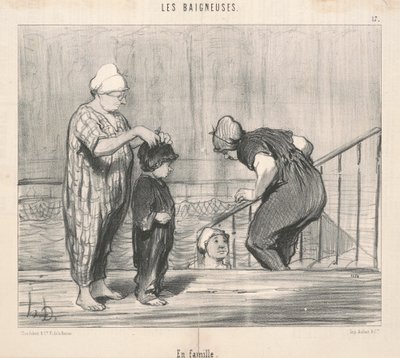 En famille - Honoré Daumier