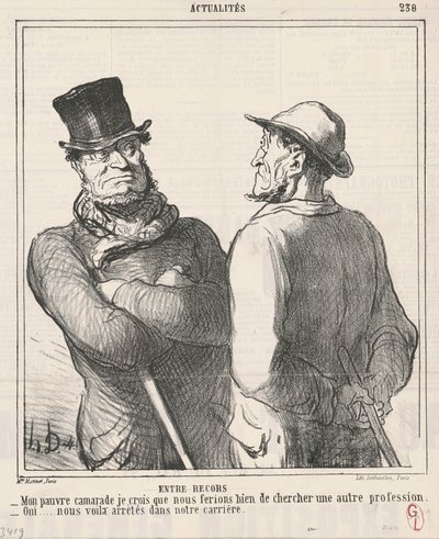 Entre recors - Honoré Daumier