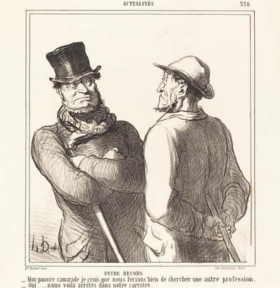 Entre recors - Honoré Daumier