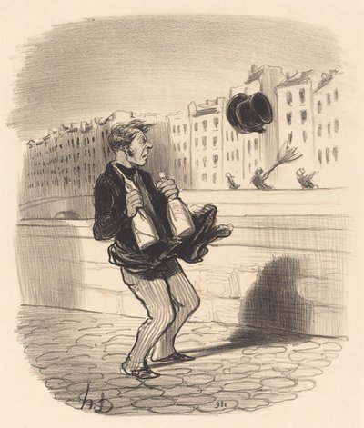 Entrez donc, monsieur... ne vous gênez pas... - Honoré Daumier