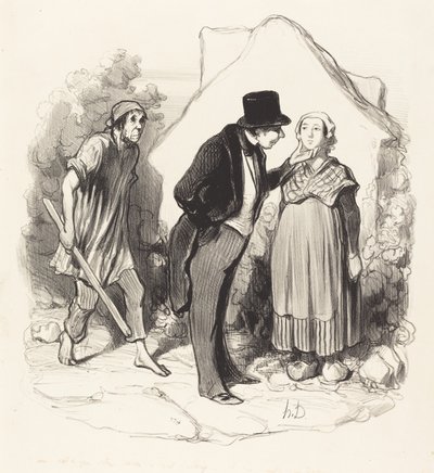 Est-ce que votre mari serait jaloux... - Honoré Daumier