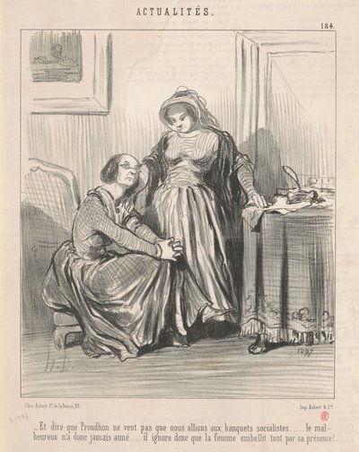 Et dire que Proudhon ne veut pas ... - Honoré Daumier