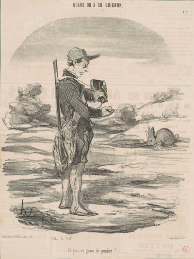 Et plus un grain de poudre! ... - Honoré Daumier