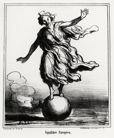 Équilibre européen. Illustration d