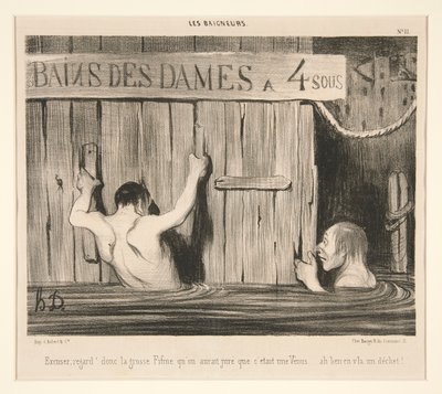 Excusez; regard - Honoré Daumier
