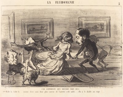 Expérience qui réussit trop bien - Honoré Daumier