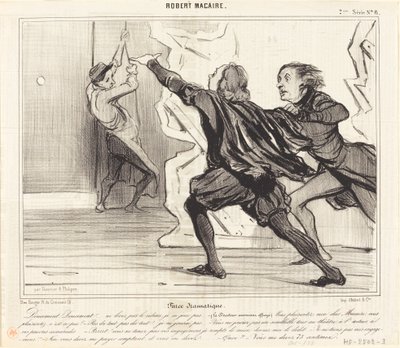 Farce dramatique - Honoré Daumier