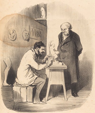 Faudra que je vous fasse faire un jour... - Honoré Daumier