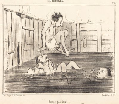 Fausse position!!! - Honoré Daumier