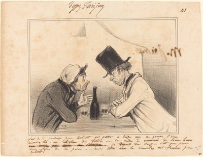 Faut de la prudence père Balivot, vot petite a seize ans... - Honoré Daumier