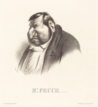 Fruchard, en buste - Honoré Daumier