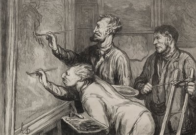 Dernière touche - Honoré Daumier