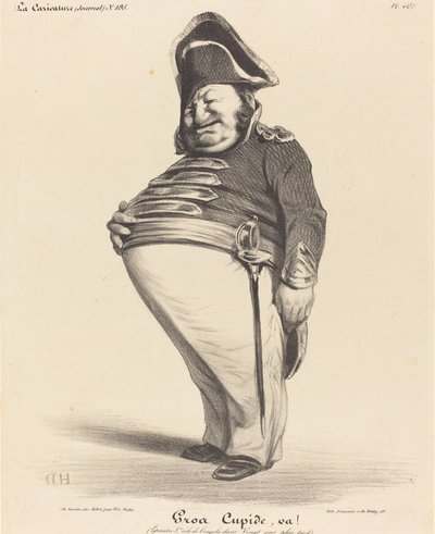 Gros Cupide, va! - Honoré Daumier