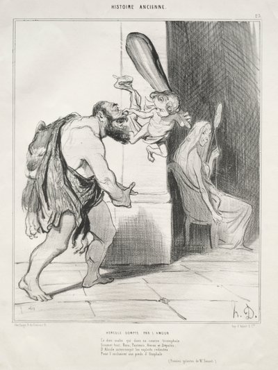 Hercule dompté par l