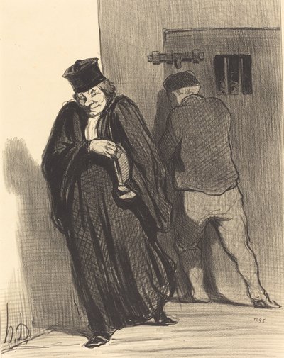 Il paraît... que mon gaillard est un grand scélérat... - Honoré Daumier
