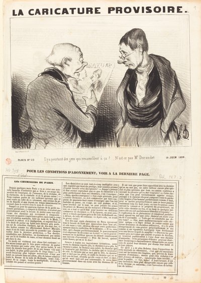 Il y a pourtant des gens qui ressemblent à ça! - Honoré Daumier