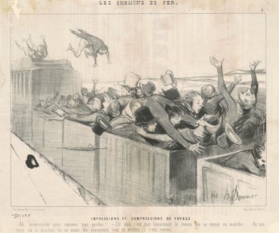 Impressions et compressions de voyage - Honoré Daumier