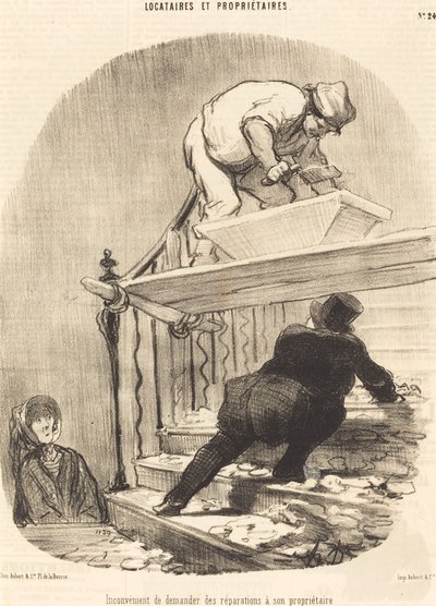 Inconvénient de Demander des Réparations... - Honoré Daumier
