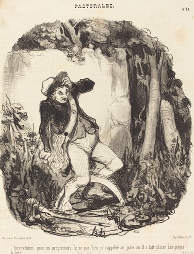 Inconvénient pour un propriétaire de ne pas... - Honoré Daumier