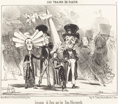 Invasion de Paris par les Bas-Normands - Honoré Daumier