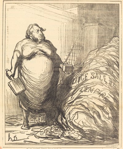 Je ne pourrai jamais laver tout ça - Honoré Daumier
