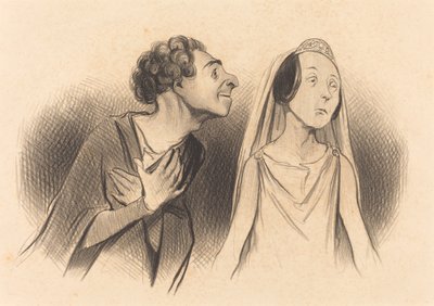 Je pars plus amoureux que... jamais... - Honoré Daumier
