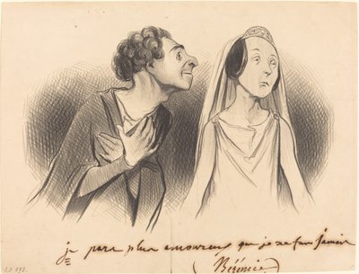 Je pars plus amoureux que jamais - Honoré Daumier