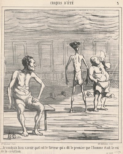 Je voudrais bien savoir quel est ... - Honoré Daumier