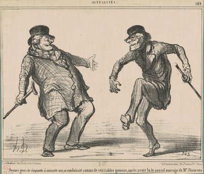 Jeunes gens de cinquante à soixante ans ... - Honoré Daumier
