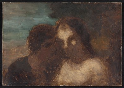 La Confidence ou Le baiser de Judas - Honoré Daumier