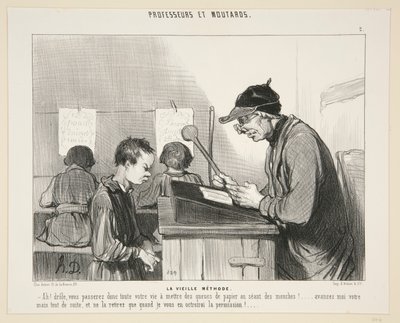 La Vieille M - Honoré Daumier