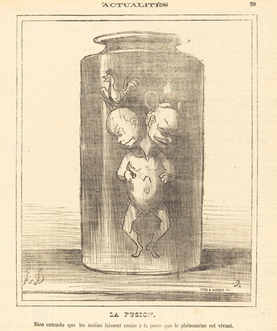La fusion - Honoré Daumier