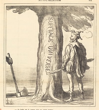 La hache qui le coupera n