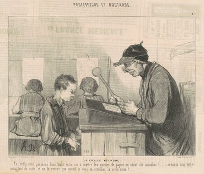 La vieille méthode - Honoré Daumier