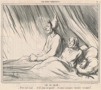 Le 14 Juin - Honoré Daumier