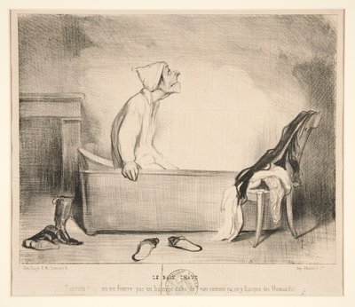 Le Bain Chaud. Sapristi! - Honoré Daumier