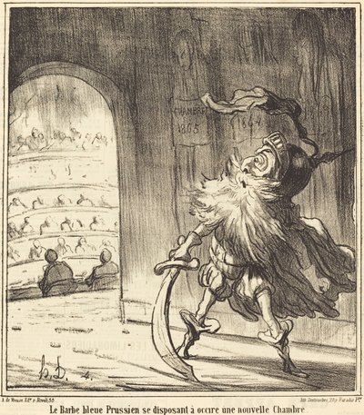 Le Barbe bleu Prussien - Honoré Daumier