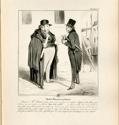 Le Charivari, Satirique en N & B - Honoré Daumier