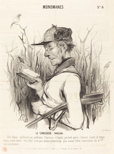 Le Chasseur Parisien - Honoré Daumier