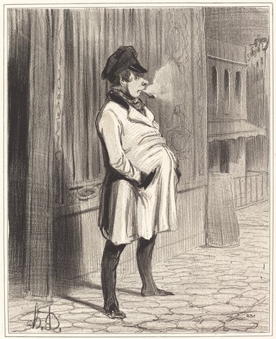 Le Claqueur - Honoré Daumier