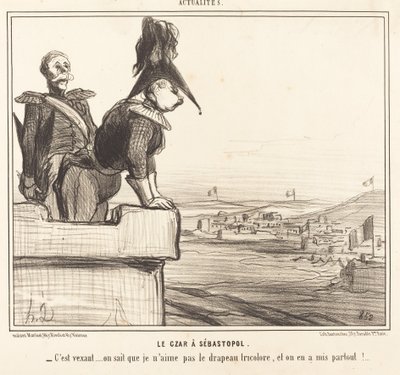 Le Czar à Sébastopol - Honoré Daumier